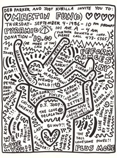 Keith Haring Andy Warhol 1986