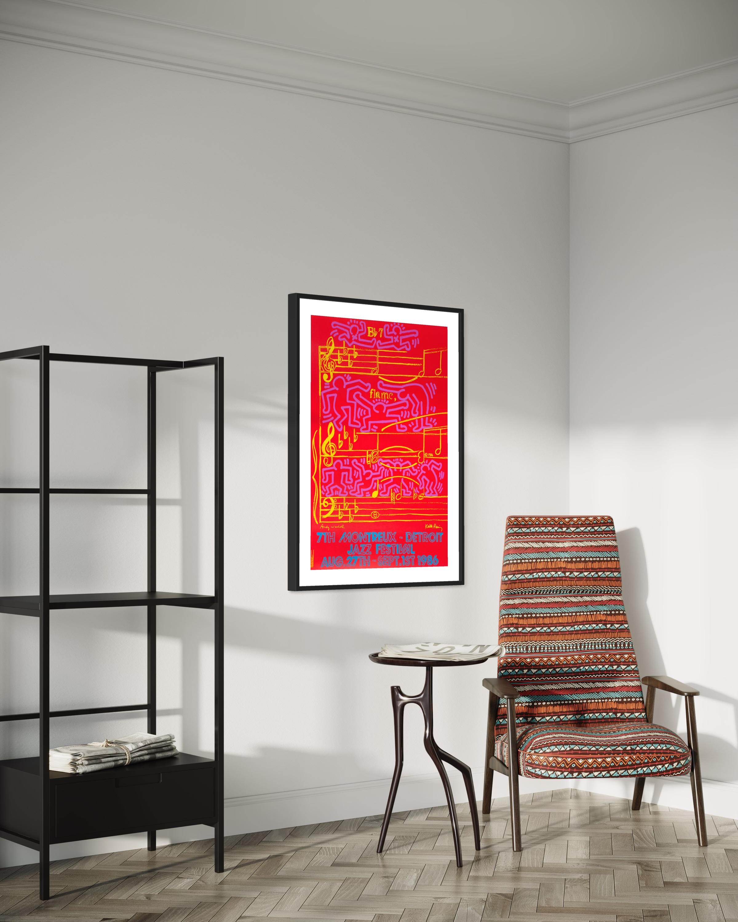 Keith Haring & Andy Warhol, Montreux Jazz Festival For Sale 1