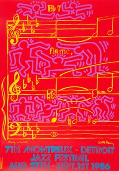 Das Montreux Jazz Festival von Keith Haring und Andy Warhol