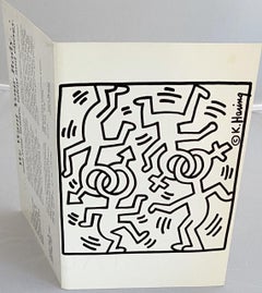 Keith Haring illustrated announcement for Gay/Lesbian Pride Day New York, 1986