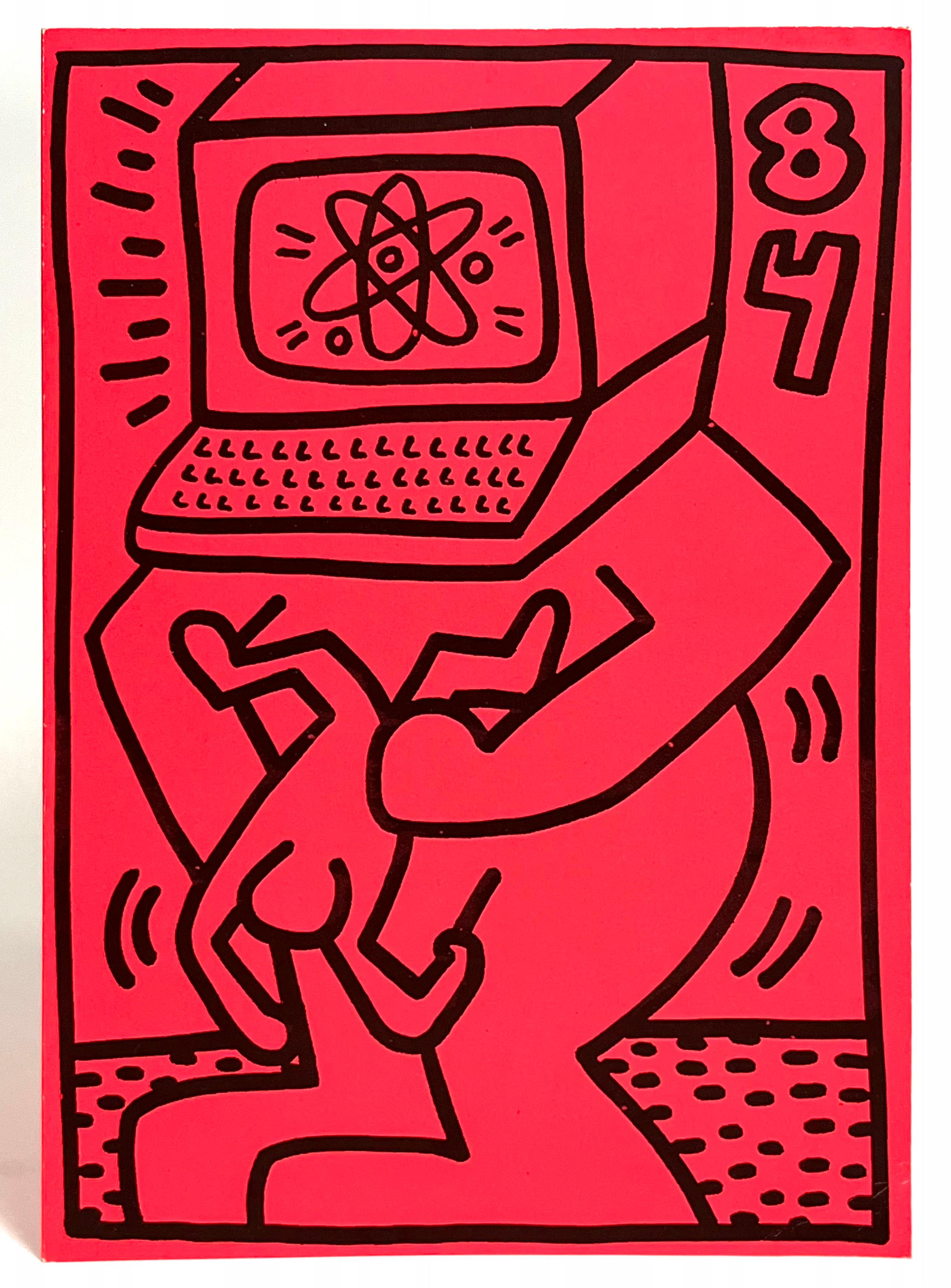 Keith Haring Paul Maenz gallery 1984 (announcement) For Sale 1