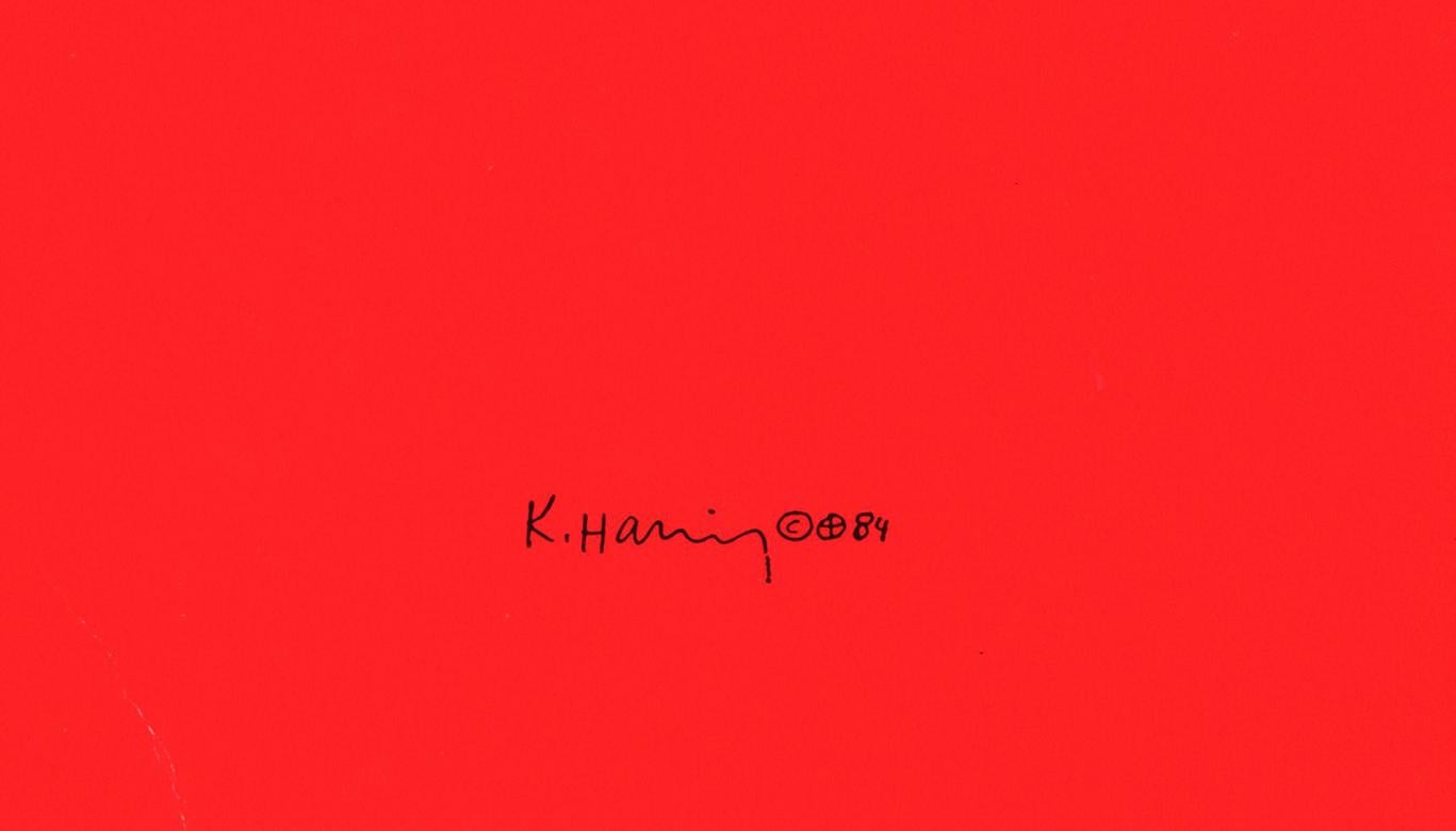 Keith Haring Paul Maenz gallery 1984 (announcement) For Sale 5