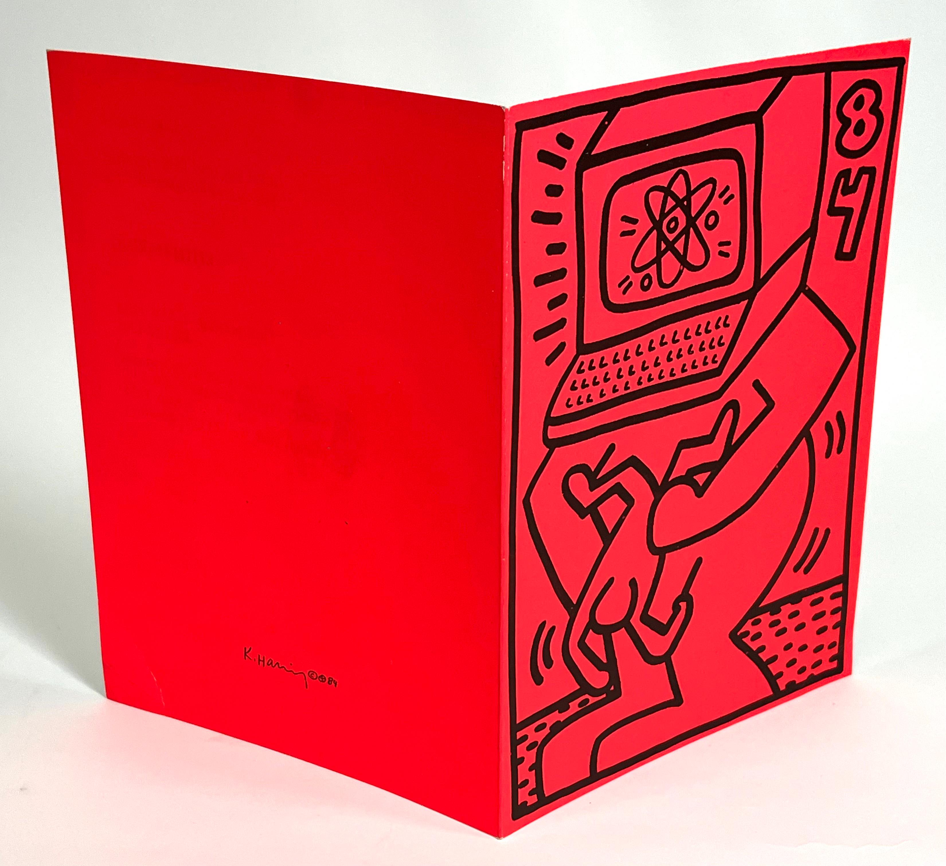 Keith Haring Paul Maenz gallery 1984 (announcement) For Sale 2