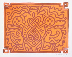 Keith Haring, Chocolate Buddah 4, 1989, Lithograph signed