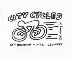 Keith Haring City Cycles 1985 collectible 