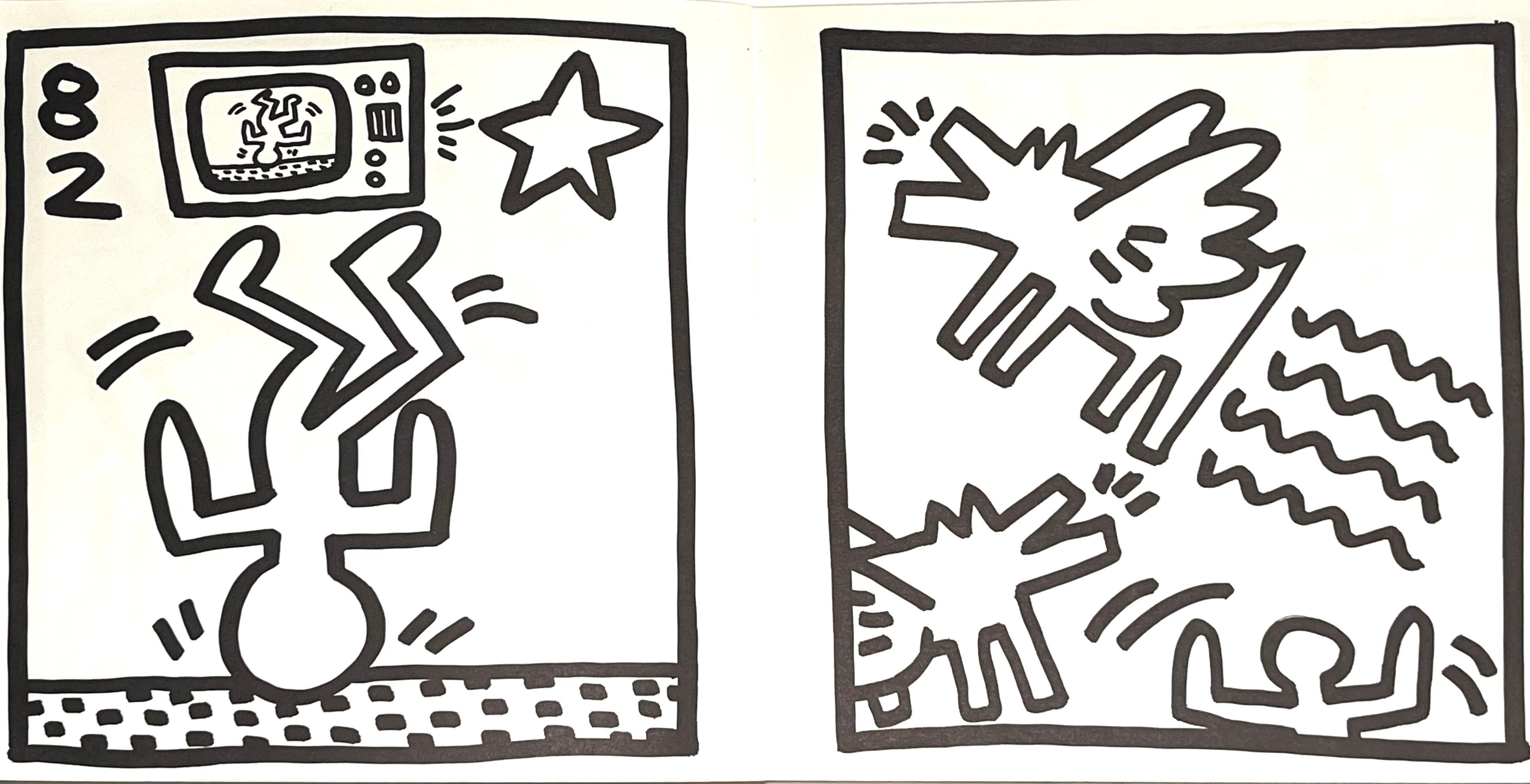 Keith Haring 1982 Coloring Book (Keith Haring Tony Shafrazi gallery 1982) For Sale 11