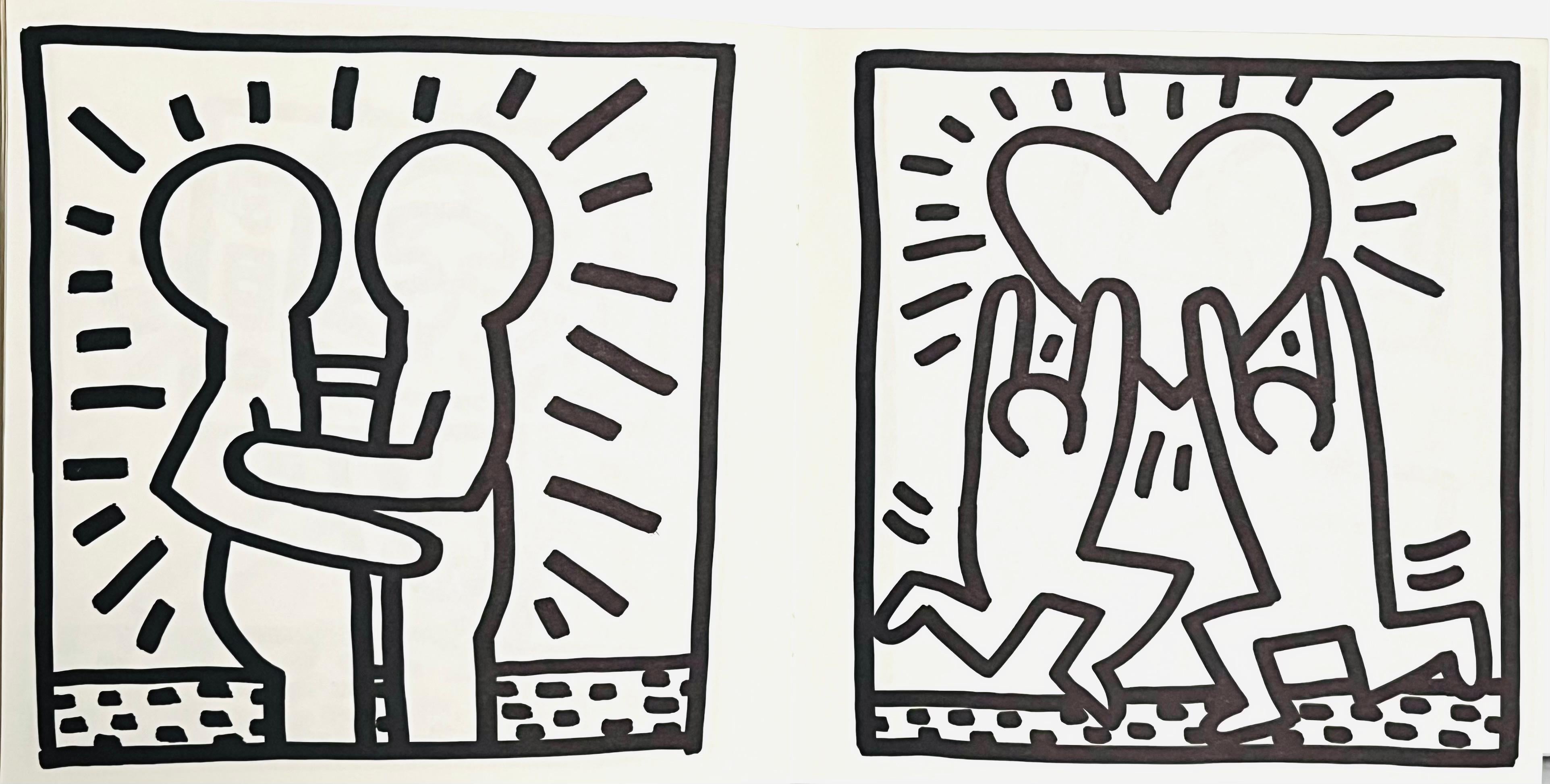 Keith Haring 1982 Coloring Book (Keith Haring Tony Shafrazi gallery 1982) For Sale 1