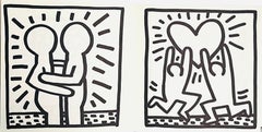 Keith Haring 1982 Coloring Book (Keith Haring Tony Shafrazi gallery 1982)