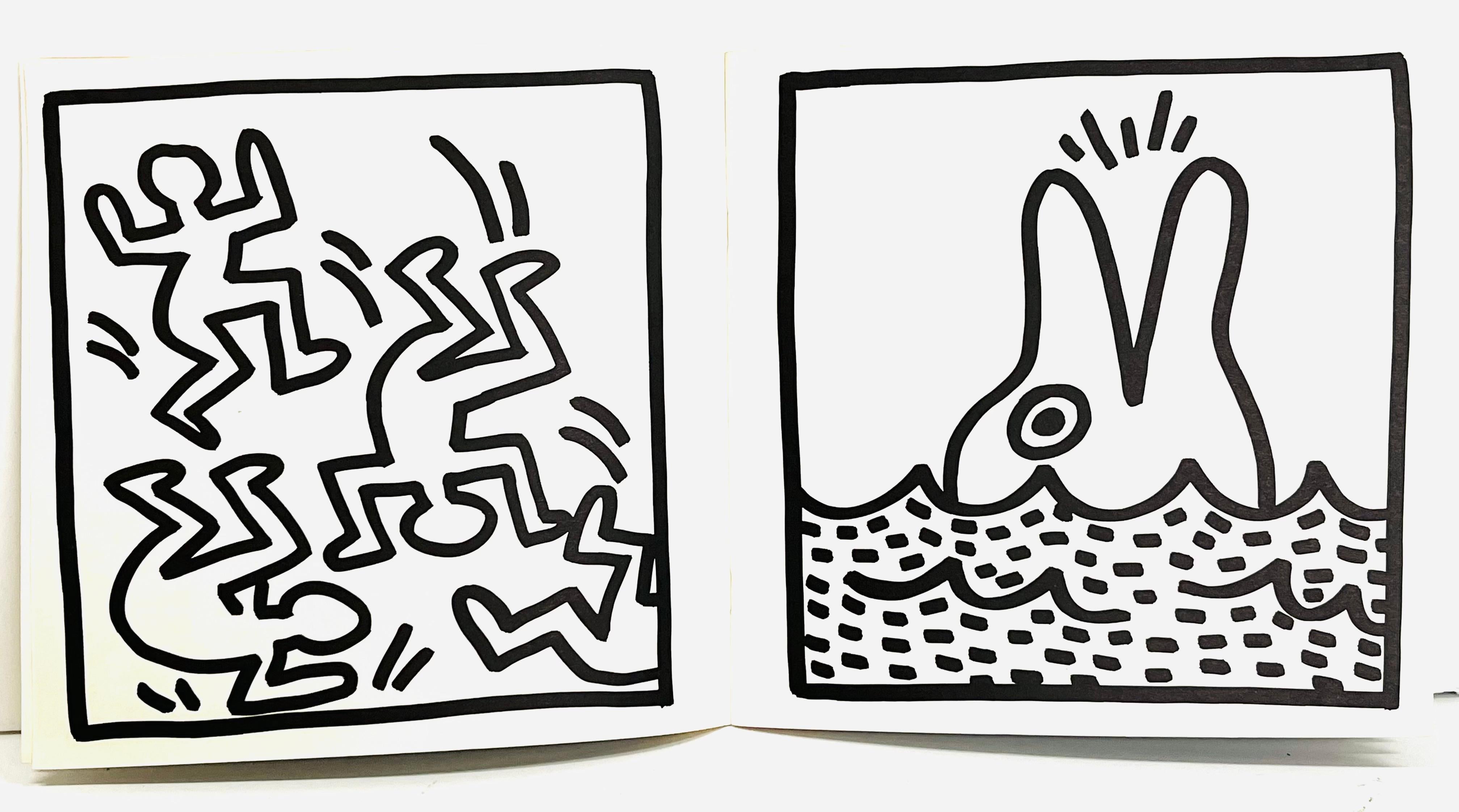 Keith Haring 1982 Coloring Book (Keith Haring Tony Shafrazi gallery 1982) For Sale 10
