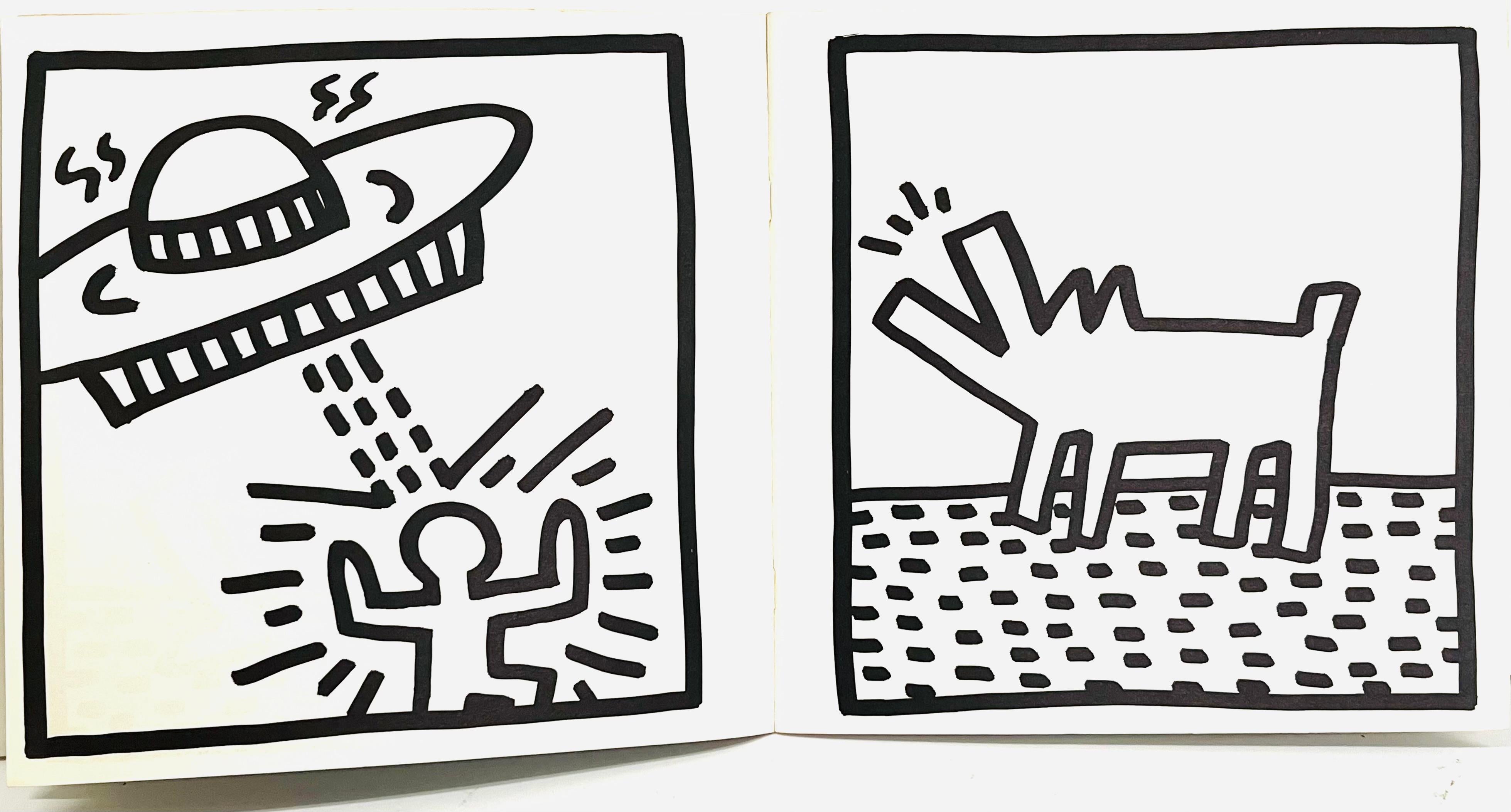 Keith Haring 1982 Coloring Book (Keith Haring Tony Shafrazi gallery 1982) For Sale 2