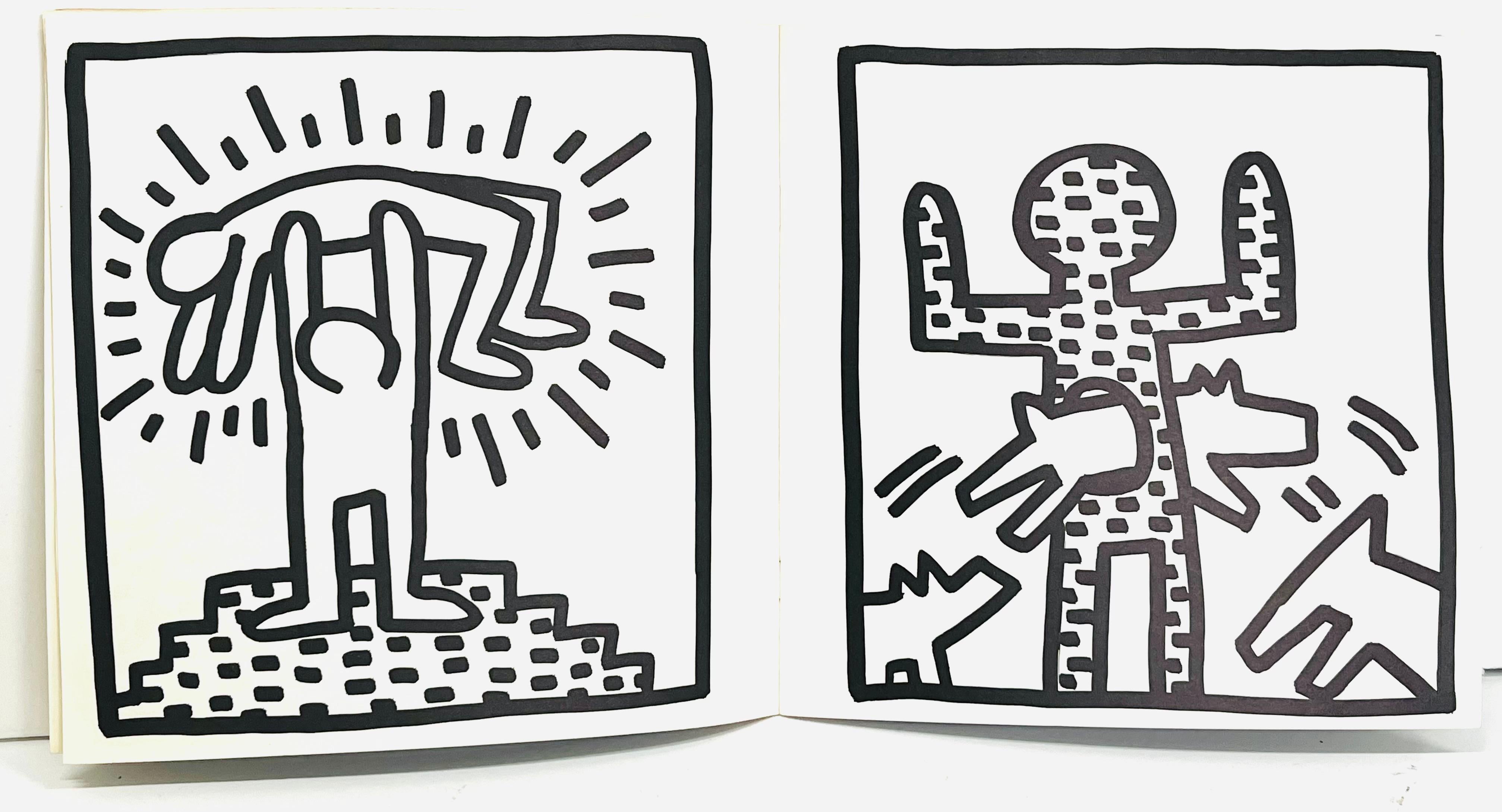 Keith Haring 1982 Coloring Book (Keith Haring Tony Shafrazi gallery 1982) For Sale 4