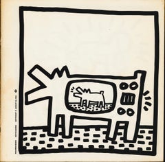 Keith Haring 1982 Coloring Book (Keith Haring Tony Shafrazi gallery 1982)