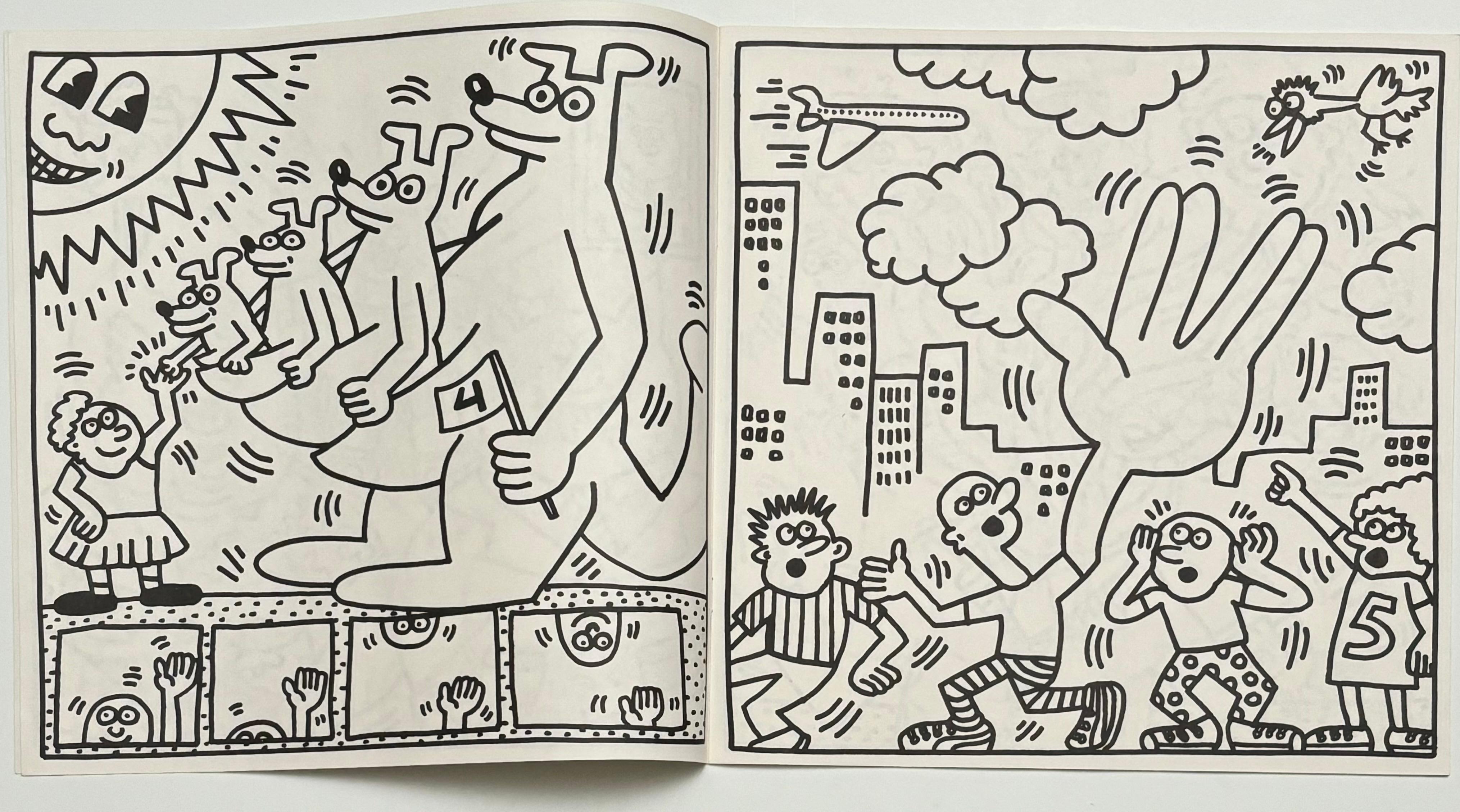 Libro da colorare di Keith Haring 1986 (Keith Haring Pop Shop 1986) in vendita 10
