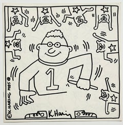 Keith Haring coloring book 1986 (Keith Haring Pop Shop 1986)