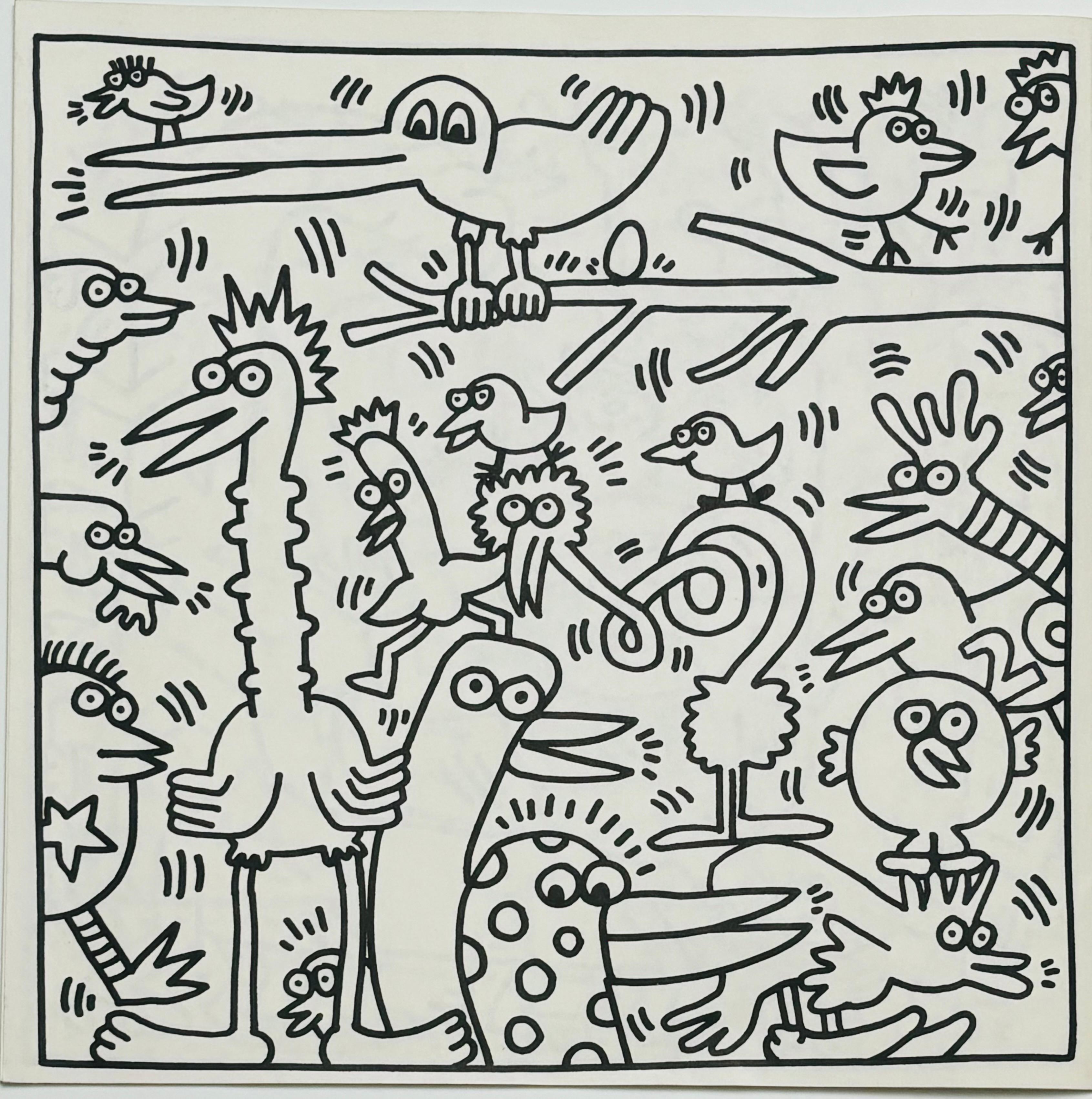 Libro da colorare di Keith Haring 1986 (Keith Haring Pop Shop 1986) in vendita 2