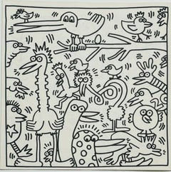 Libro para colorear de Keith Haring 1986 (Keith Haring Pop Shop 1986)