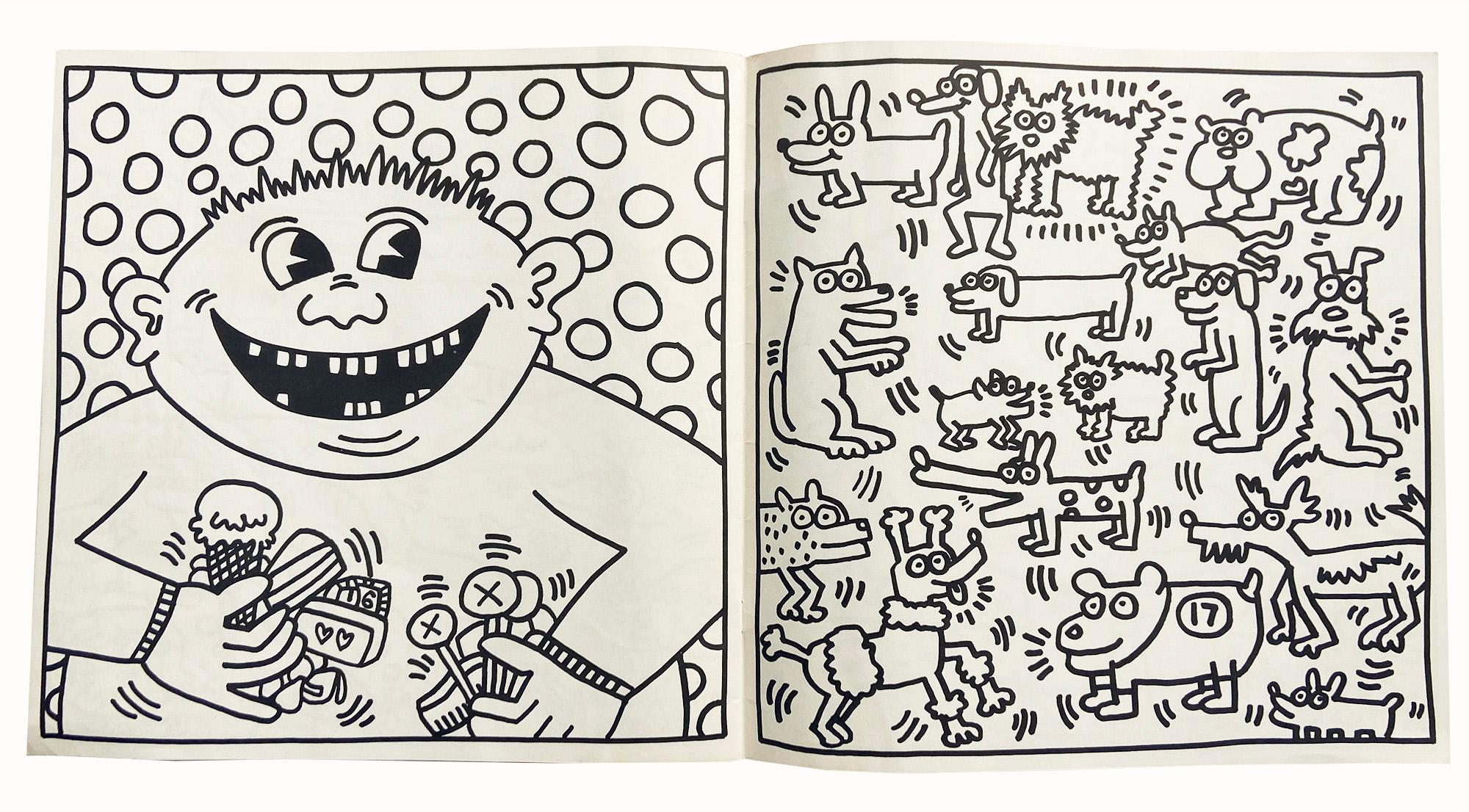 disegni keith haring da colorare