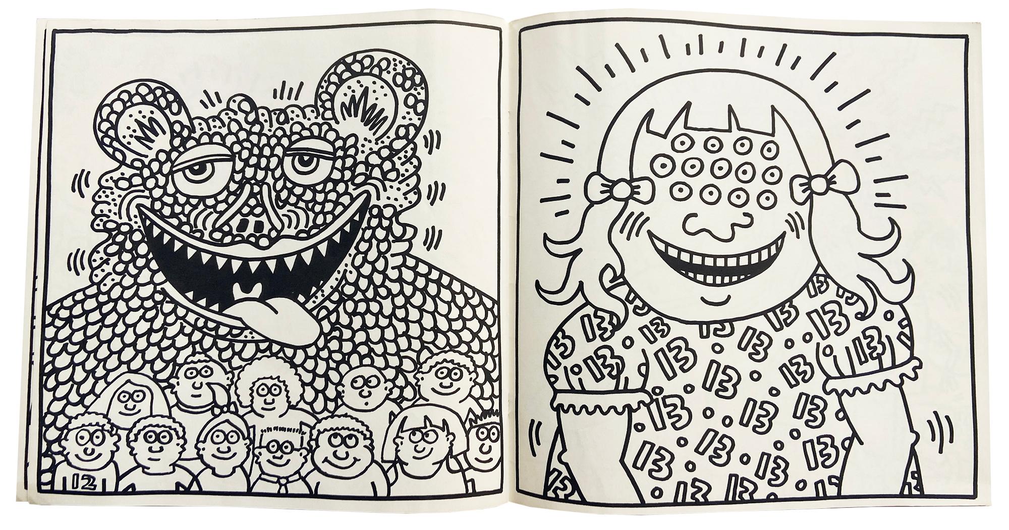 Keith Haring coloring book 1986 (Keith Haring Pop Shop 1986) 1