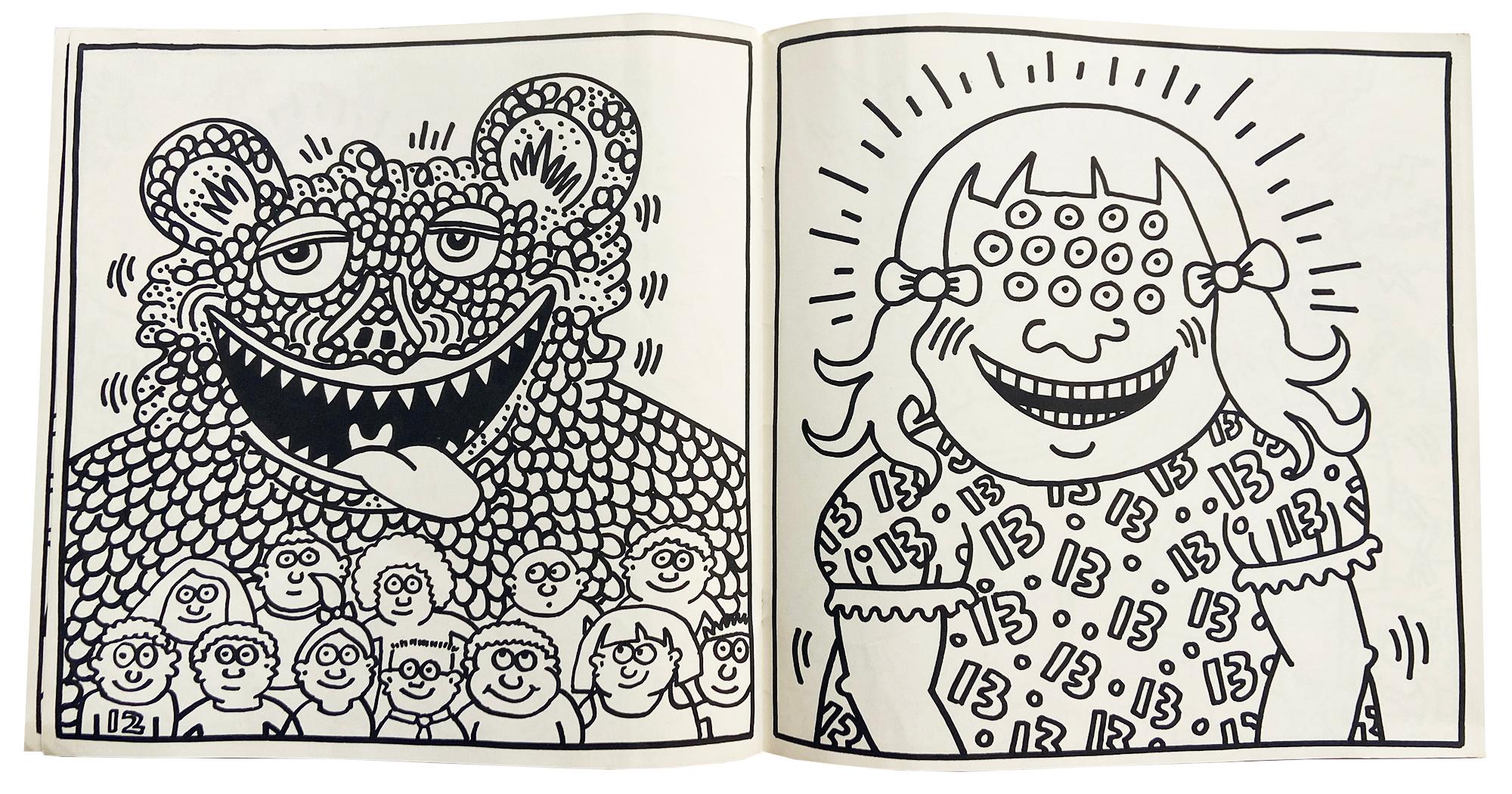 Libro da colorare di Keith Haring 1986 (Keith Haring Pop Shop 1986) 1