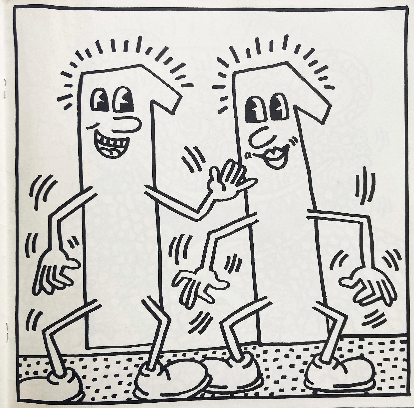 Keith Haring coloring book 1986 (Keith Haring Pop Shop 1986) 2