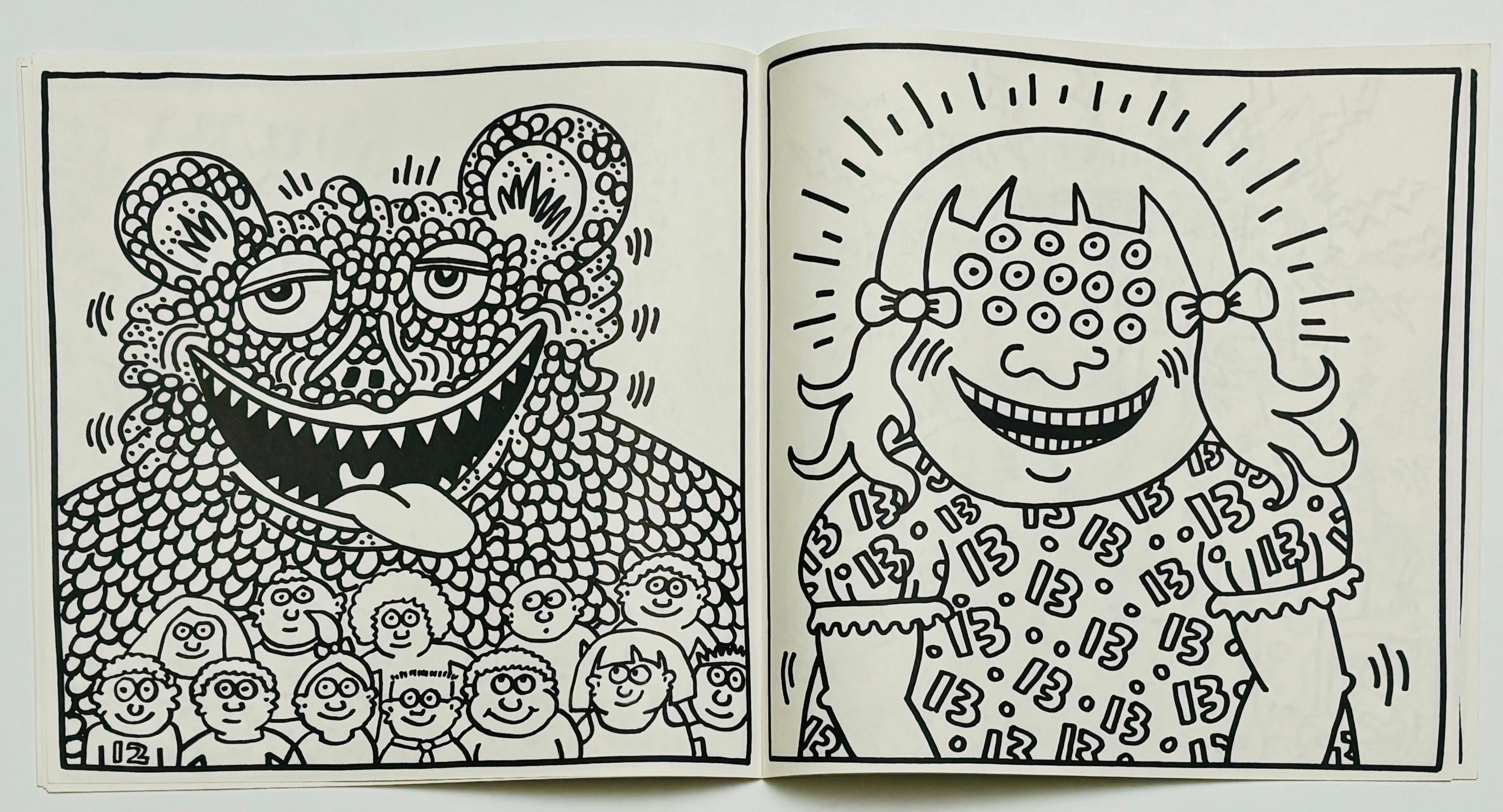 Libro da colorare di Keith Haring 1986 (Keith Haring Pop Shop 1986) in vendita 6