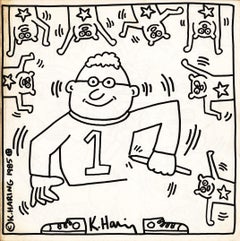 Keith Haring coloring book 1986 (Keith Haring Pop Shop 1986)