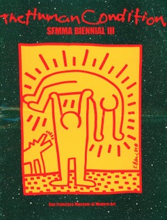 Vintage Keith Haring Cover Art SFMMA 1984