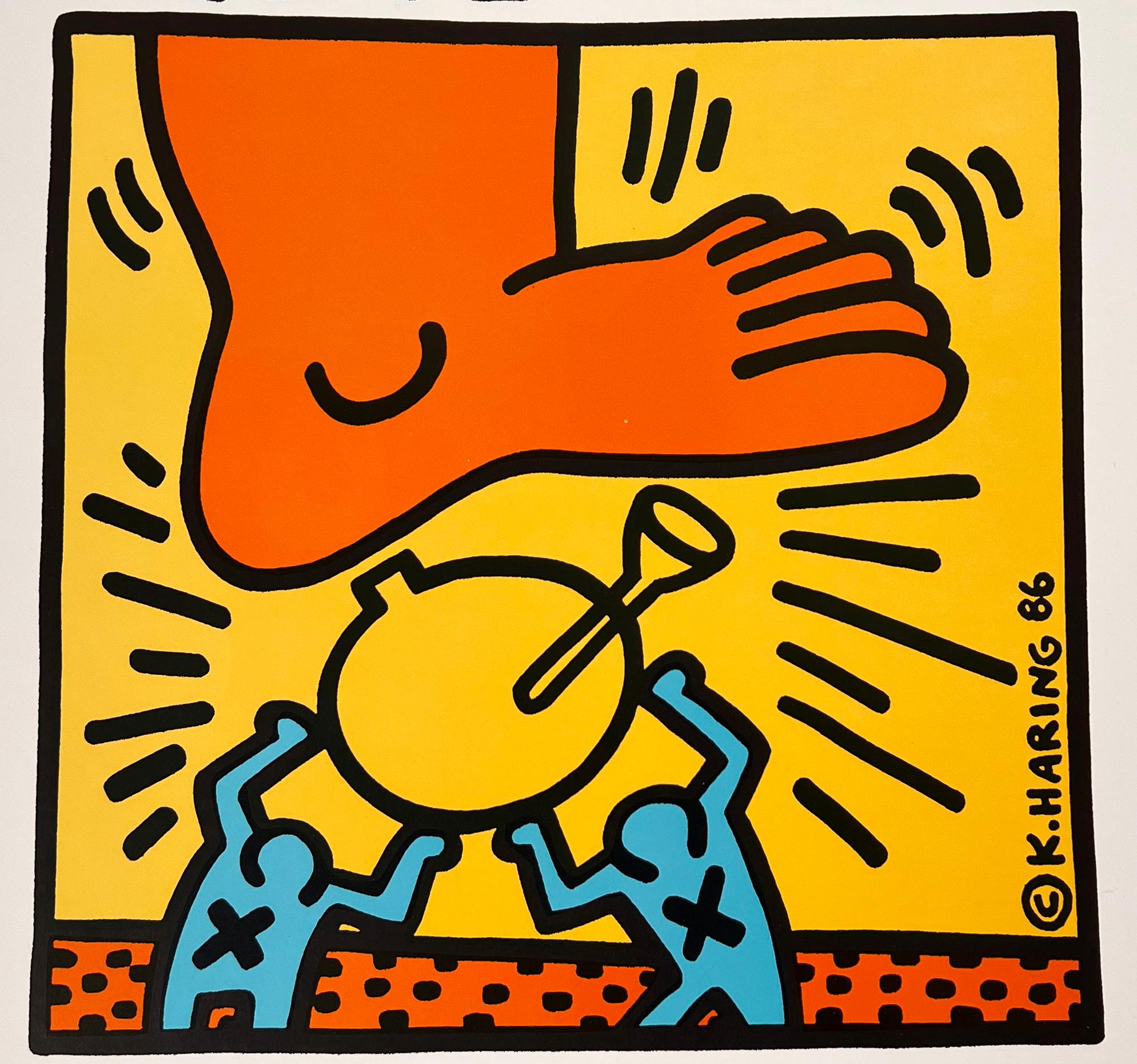 Keith Haring s'enfonce dedans ! ( Affiches Keith Haring) 5