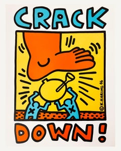 Vintage Keith Haring Crack Down! (Keith Haring posters)