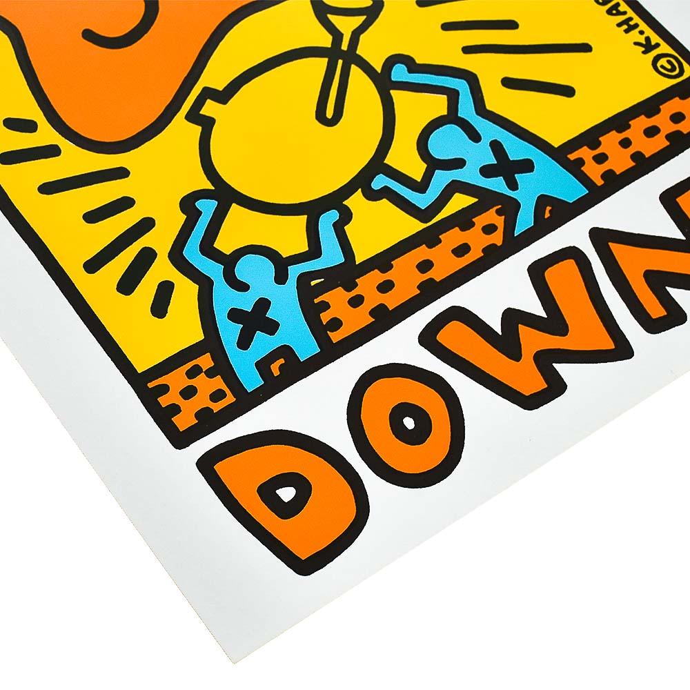 KEITH HARING Crack Down Poster - Contemporary Print by Keith Haring