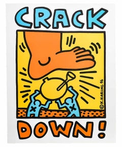 KEITH HARING Crack Down Poster