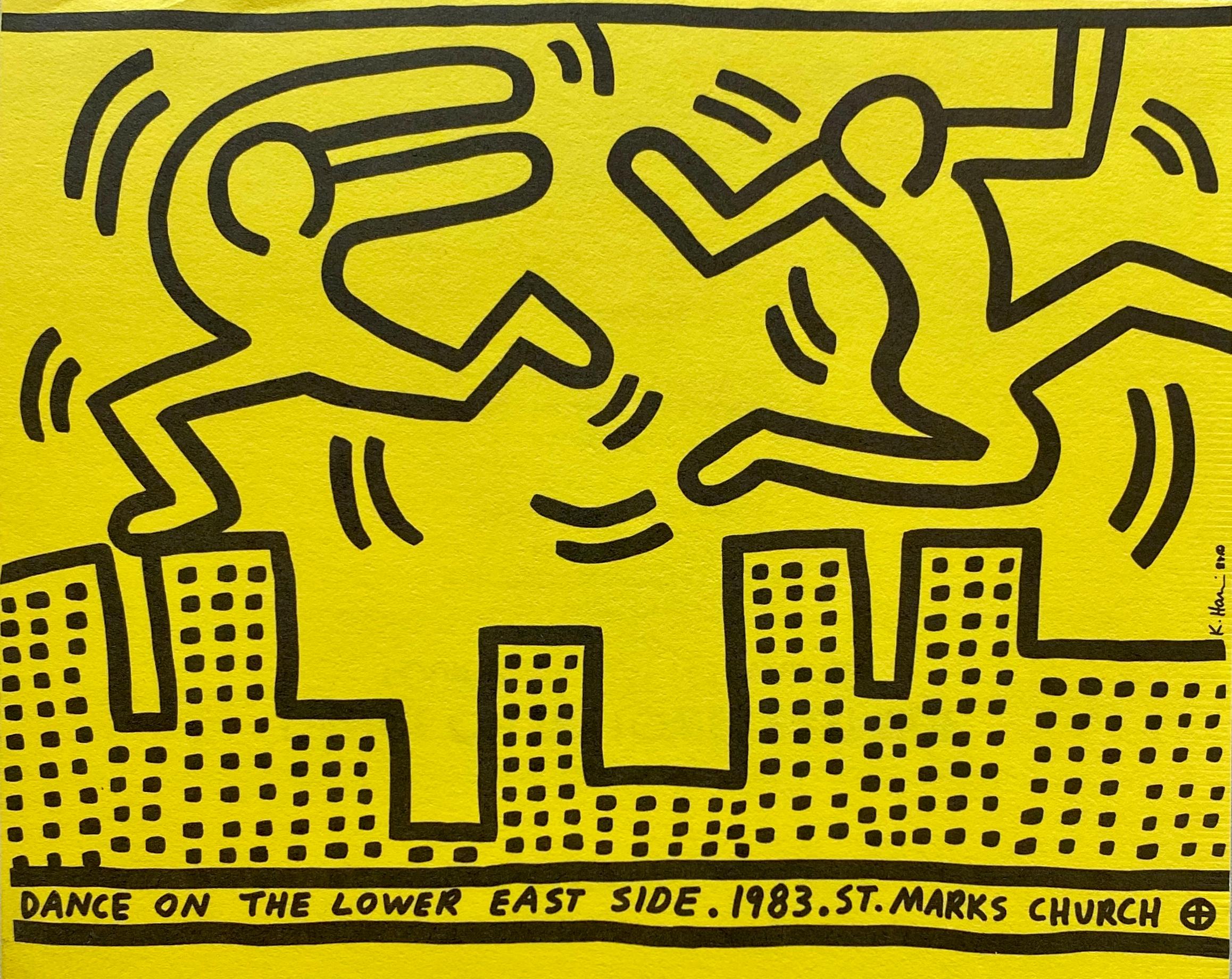 Keith Haring Dance on the Lower East Side (announcement) 
