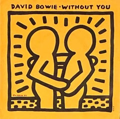 Keith Haring David Bowie Vinyl Record Art (Keith Haring Albumkunst)