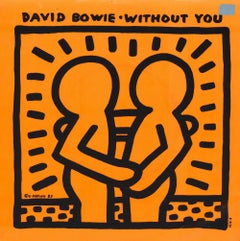 Keith Haring David Bowie Vinyl Record Art (Keith Haring album art)