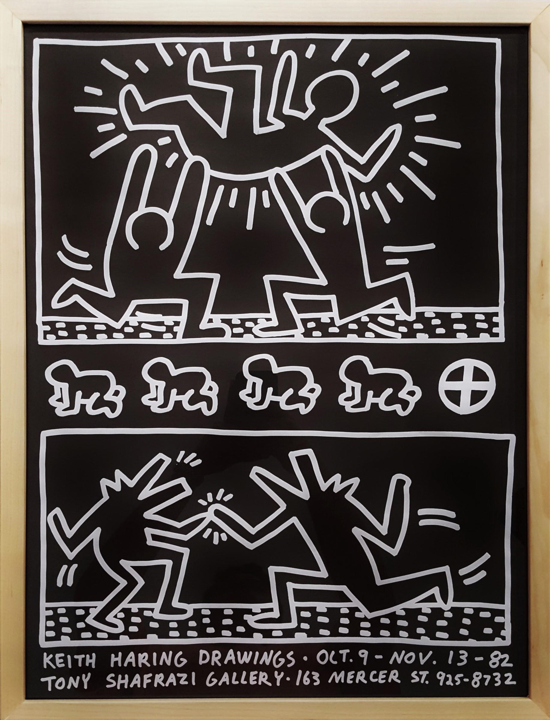 keith haring tony shafrazi gallery poster