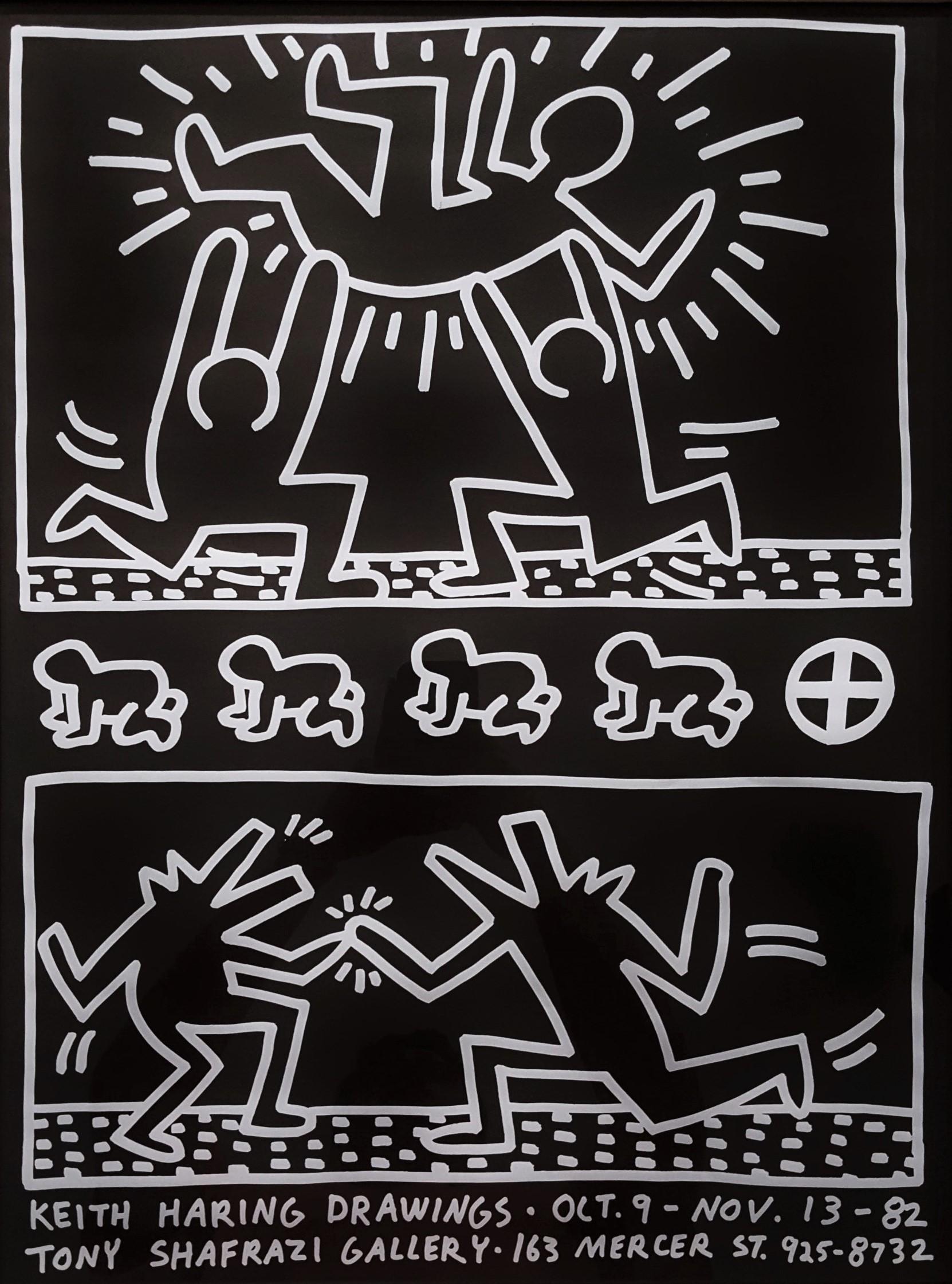 Keith Haring Drawings (Tony Shafrazi Gallery) Poster