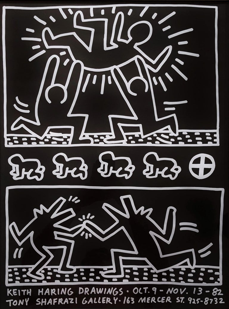 Keith Haring Drawings (Tony Shafrazi Gallery) - Print by Keith Haring