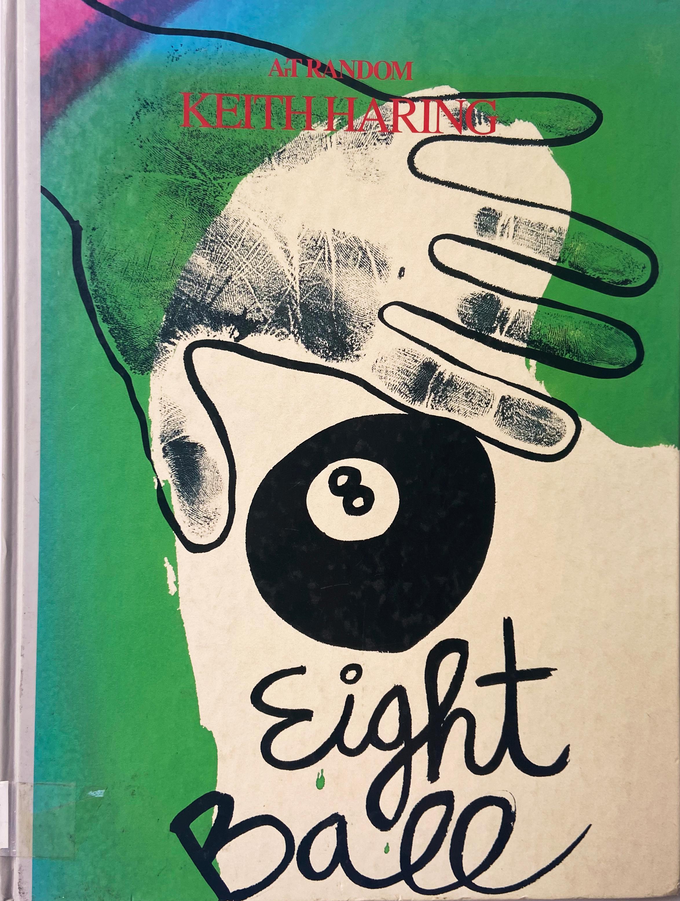 Keith Haring Eight Ball Book Agreement 1989 For Sale 1
