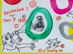 Affiche d'exposition de Keith Haring pour la Tony Shafrazi Gallery
