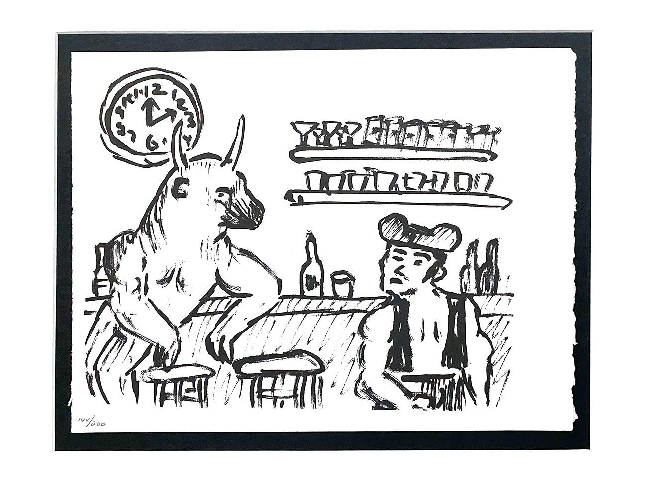 Keith Haring Fault Lines 1986 (4 works) For Sale 2