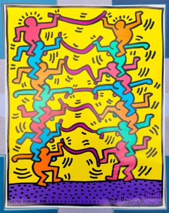 Keith Haring for Emporium Capwell (South of Market) Poster /// Pop Art San Fran