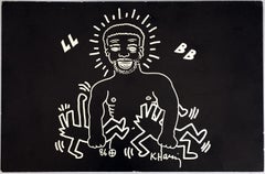 Keith Haring for Paradise Garage 1986 (Keith Haring, Larry Levan)