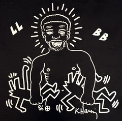 Keith Haring for Paradise Garage 1986 (Keith Haring, Larry Levan)