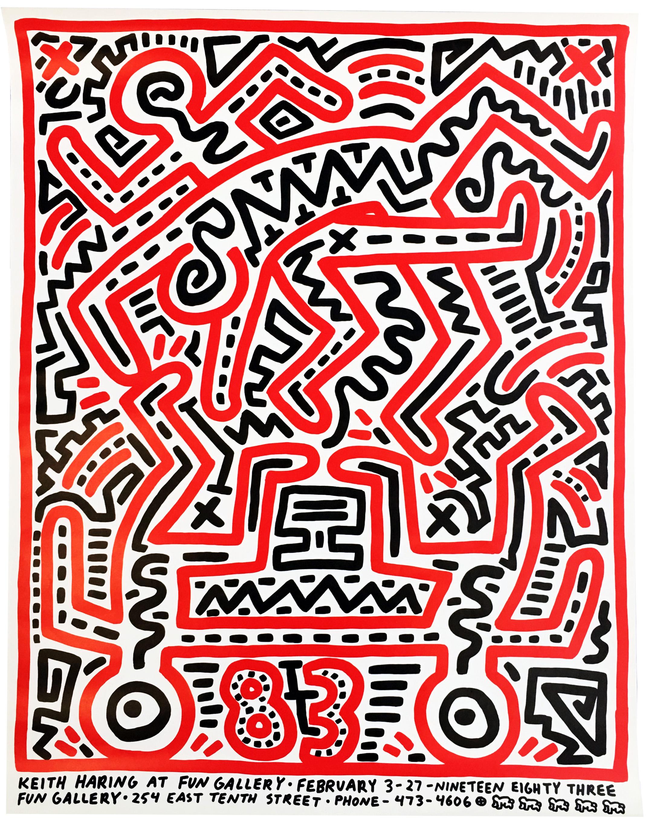 keith haring fun gallery poster