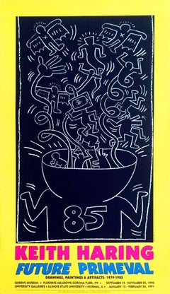 Keith Haring Future Primeval poster 1990 (vintage Keith Haring)