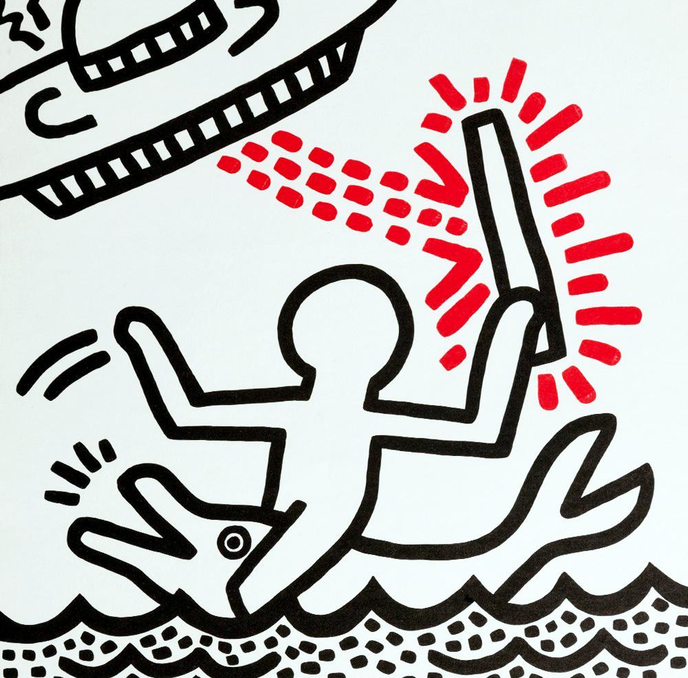 Keith Haring Galerie Watari Plakat 1983 (Drucke vonKeith Haring) 1