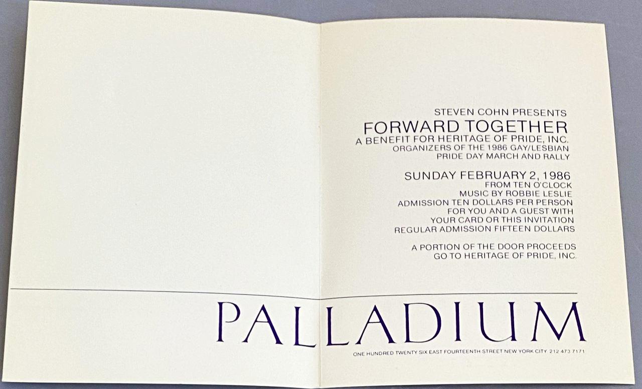 Keith Haring Gay/Lesbian Pride Day New York, 1986 (vintage Haring announcement) 1