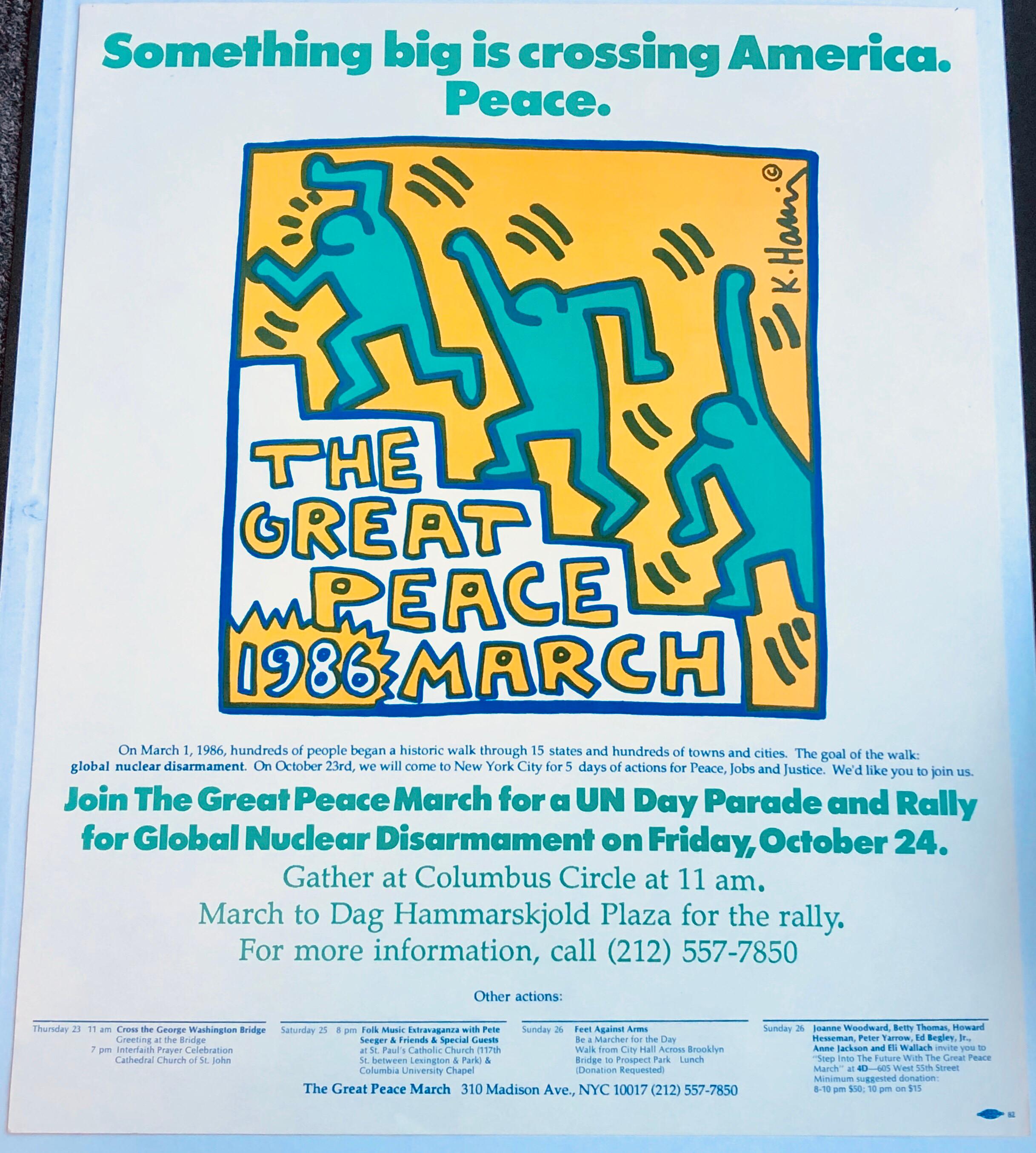 Keith Haring Great Peace March (Drucke von Keith Haring) 2