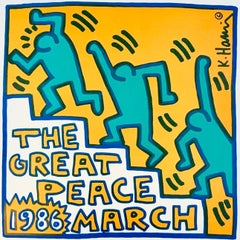 Vintage Keith Haring Great Peace March (Keith Haring prints)