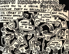 Keith Haring Halloween 1989 (announcement)